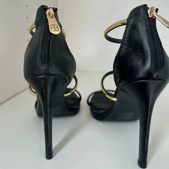 Black and Gold Heels - Picture 4 of 5